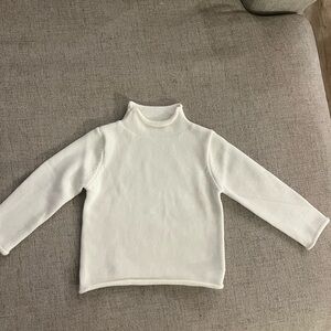 White Turtleneck Sweater